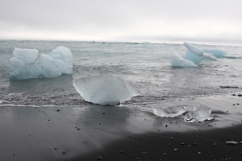 Cramped Up Iceland jokulsarlon iceberg lagoon black sand beach crystal 4