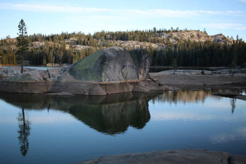 Cramped Up Utica Reservoir lake reflections 2