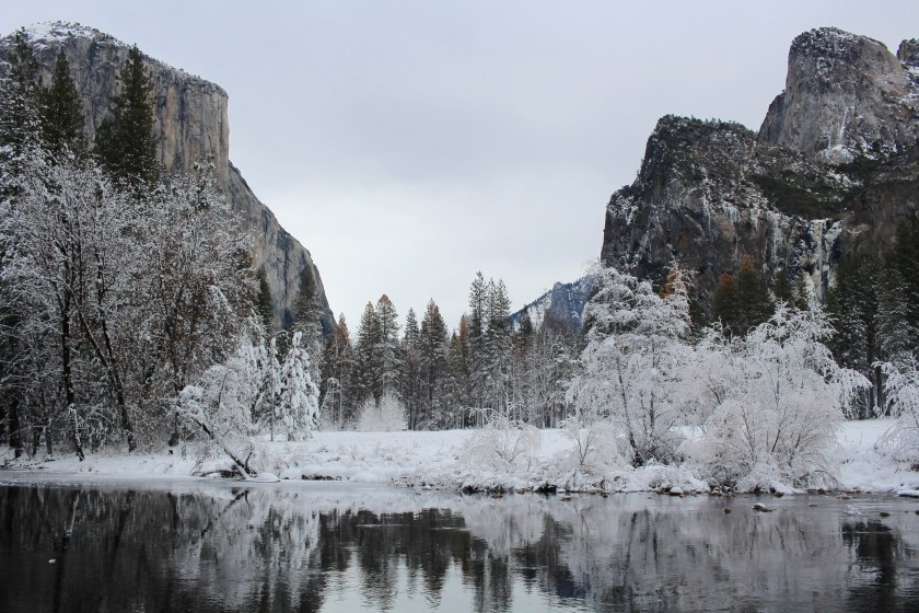 Cramped Up Yosemite Merced River Valley