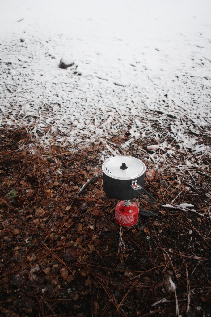 cramped up big sur pat springs cookstove snow