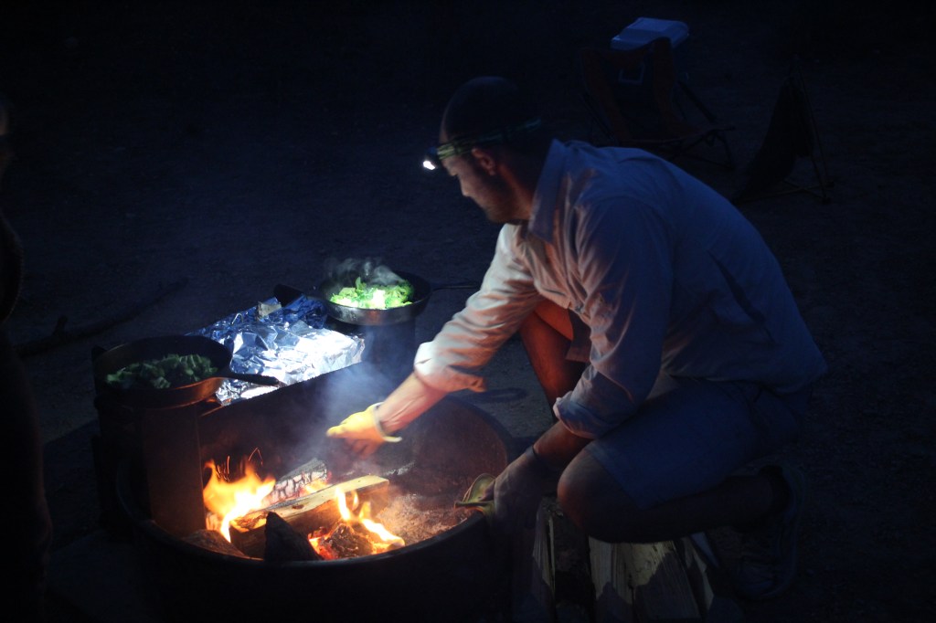 cramped up road trip southwest 3 campfire cooking