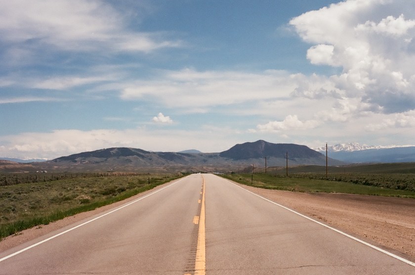 cramped up road trip colorado highway