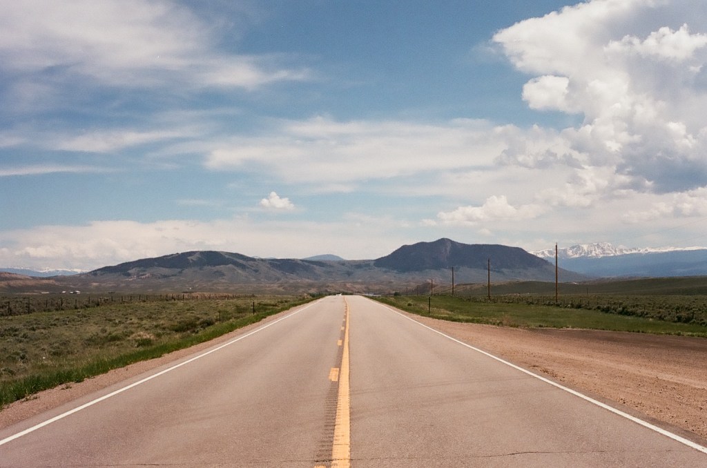 cramped up road trip colorado highway
