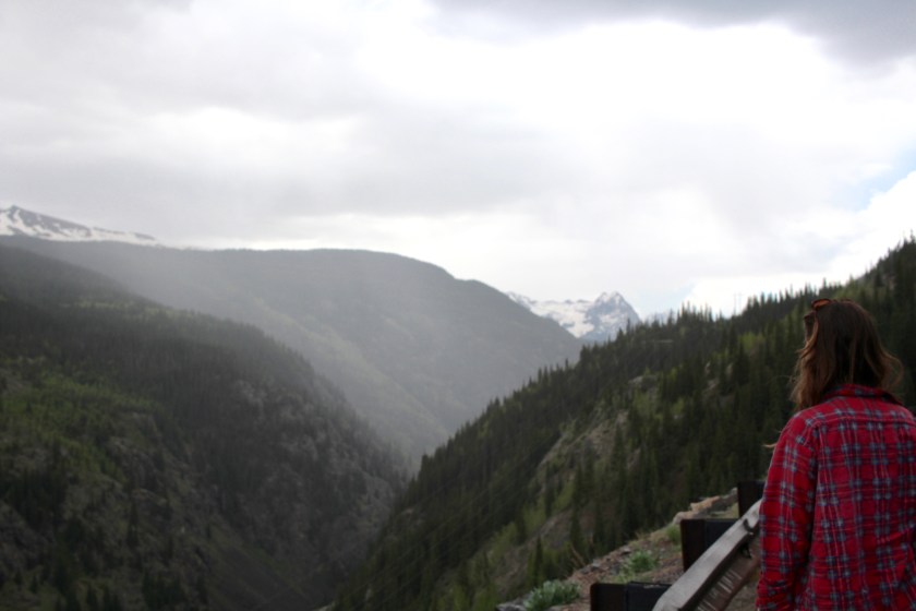 cramped up road trip colorado above Silverton