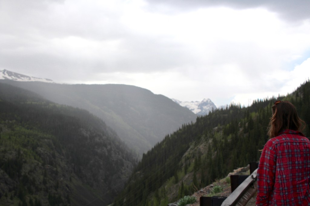 cramped up road trip colorado above Silverton