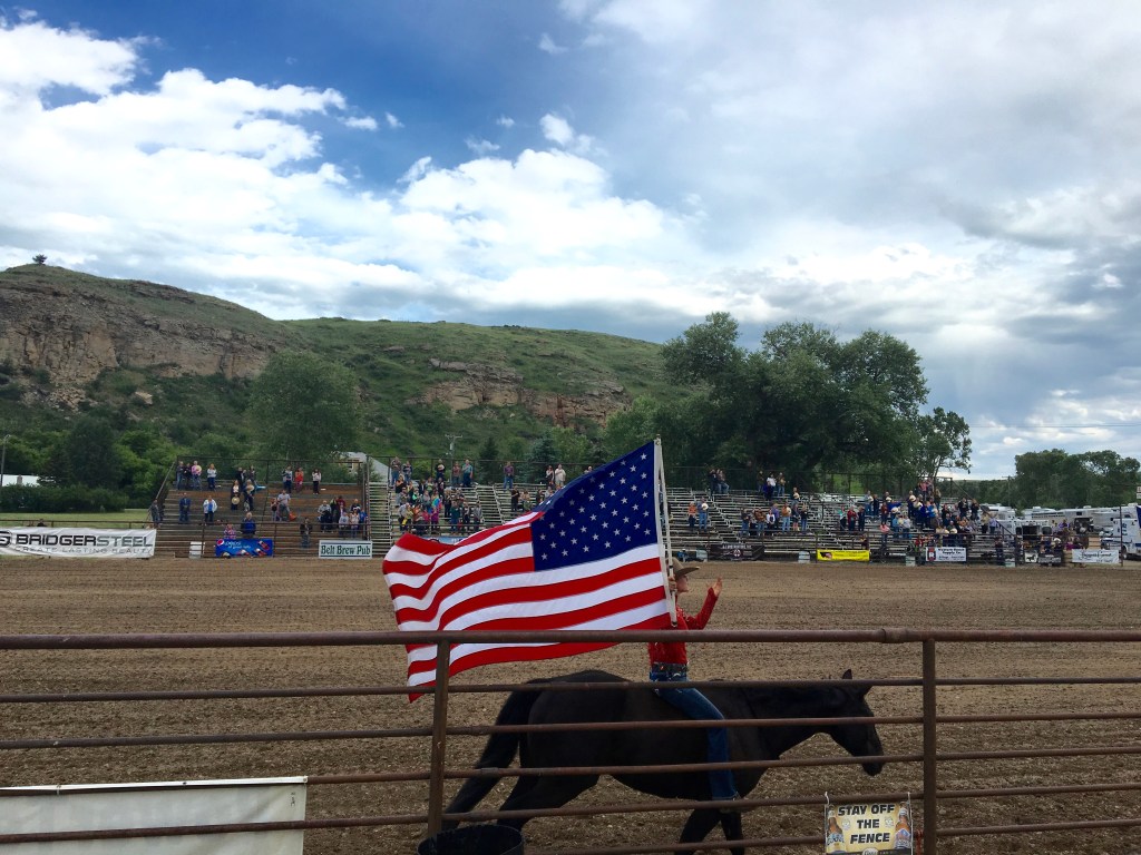 cramped up road trip montana rodeo
